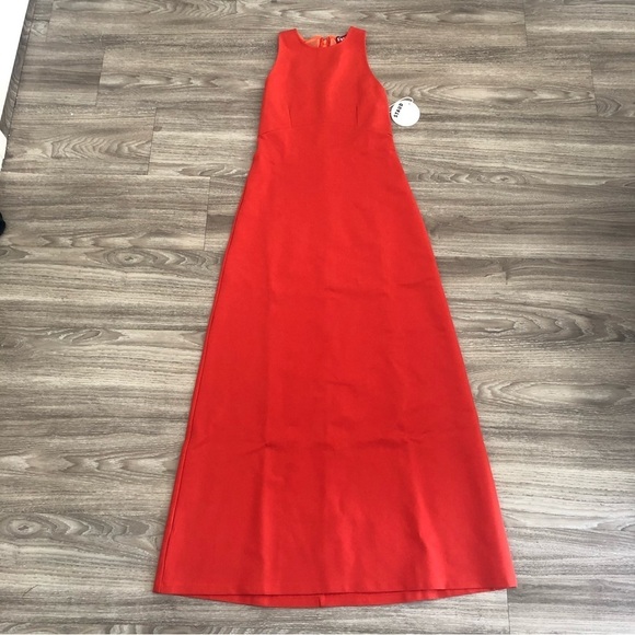 STAUD Dresses & Skirts - Staud Puglia Sheer Back Minimalist Sleeveless Midi Dress